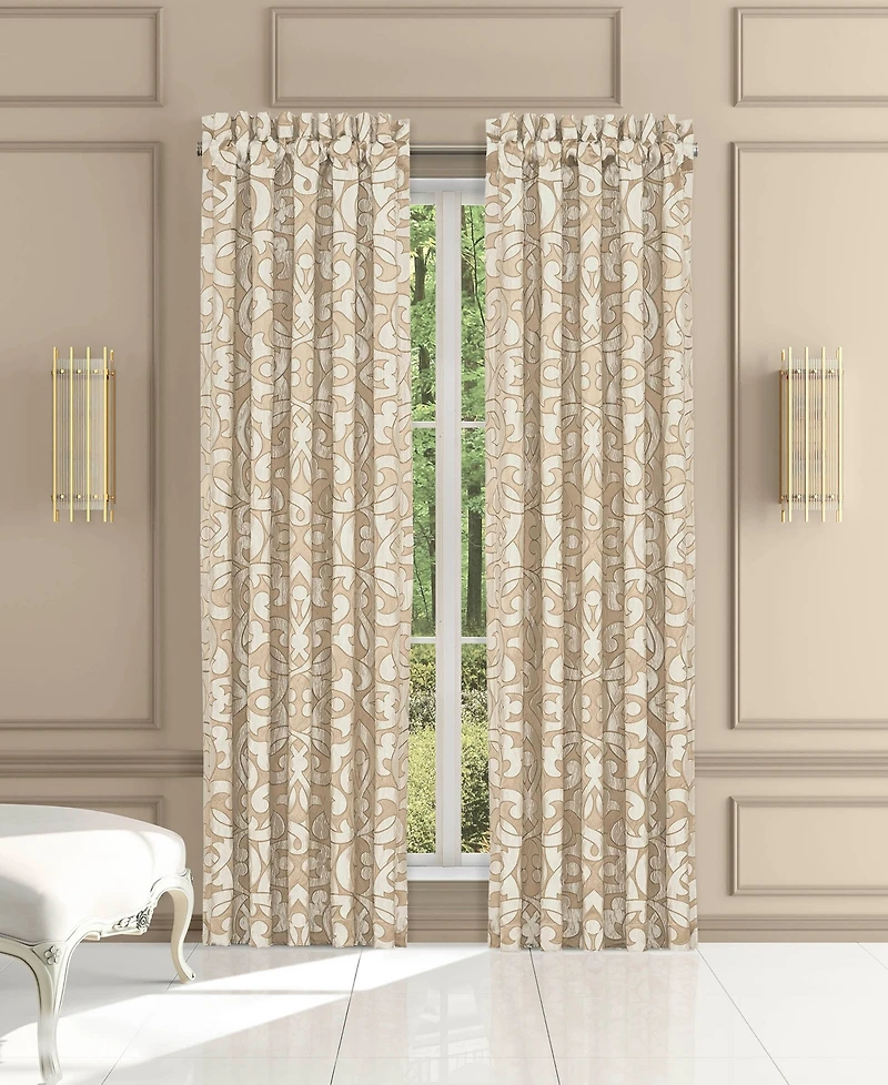 J Queen New York La Boheme 4-Pc. Window Panel Pair, 50" x 84"