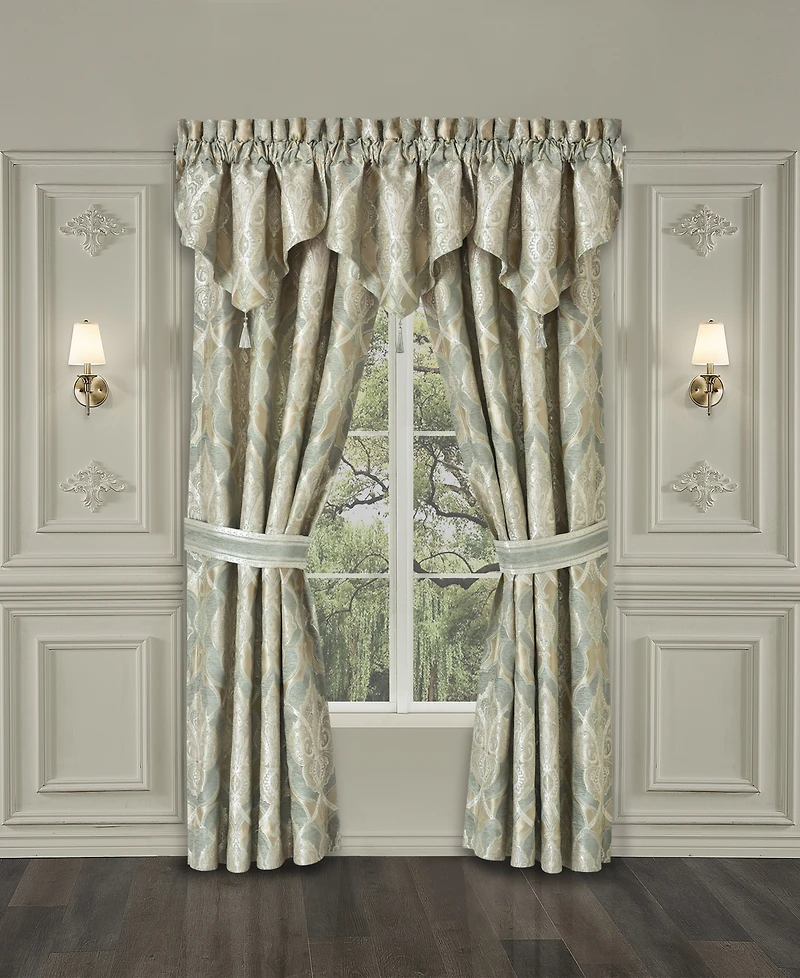J Queen New York Sovana Ascot Window Valance, 40" x 21"