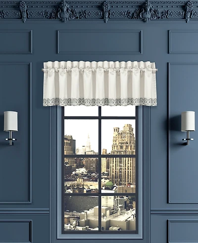 J Queen New York Adagio Straight Window Valance, 18.25" x 88"