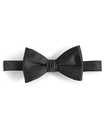 Hugo by Hugo Boss Men's Ribbed Silk Pre-Tied Bow Tie