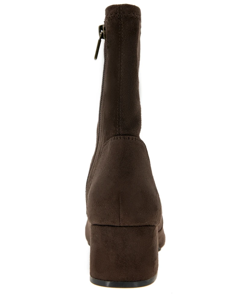 Kenneth Cole Reaction Women's Road Stretch Block Heel Booties