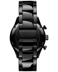 Mvmt Men's Chronograph Airhawk Black-Tone Stainless Steel Bracelet Watch 42mm