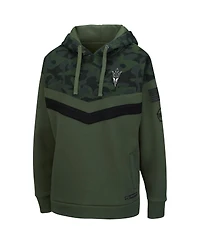Women's Colosseum Olive, Camo Arizona State Sun Devils Oht Military-Inspired Appreciation Extraction Chevron Pullover Hoodie