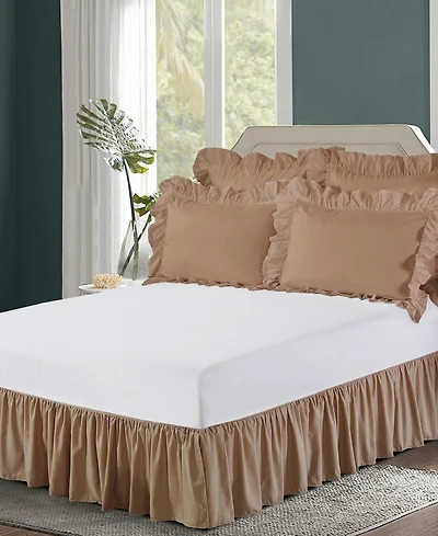 Bed Maker's Magic Skirt Ruffled Bedskirt