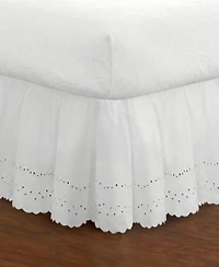 Fresh Ideas Ruffled Eyelet 14 Drop Bedskirts