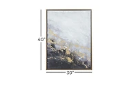 Canvas Contemporary Abstract Framed Wall Art, 30" x 2" x 40"