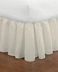 Fresh Ideas Ruffled Poplin Bed Skirt, California King