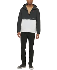 Tommy Hilfiger Men's Performance Taslan Popover Hooded Jacket