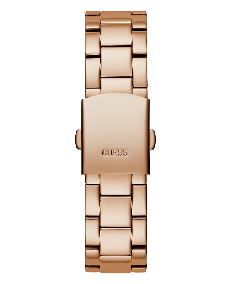 Guess Women's Quartz Rose Gold-Tone Stainless Steel Bracelet Watch 38mm