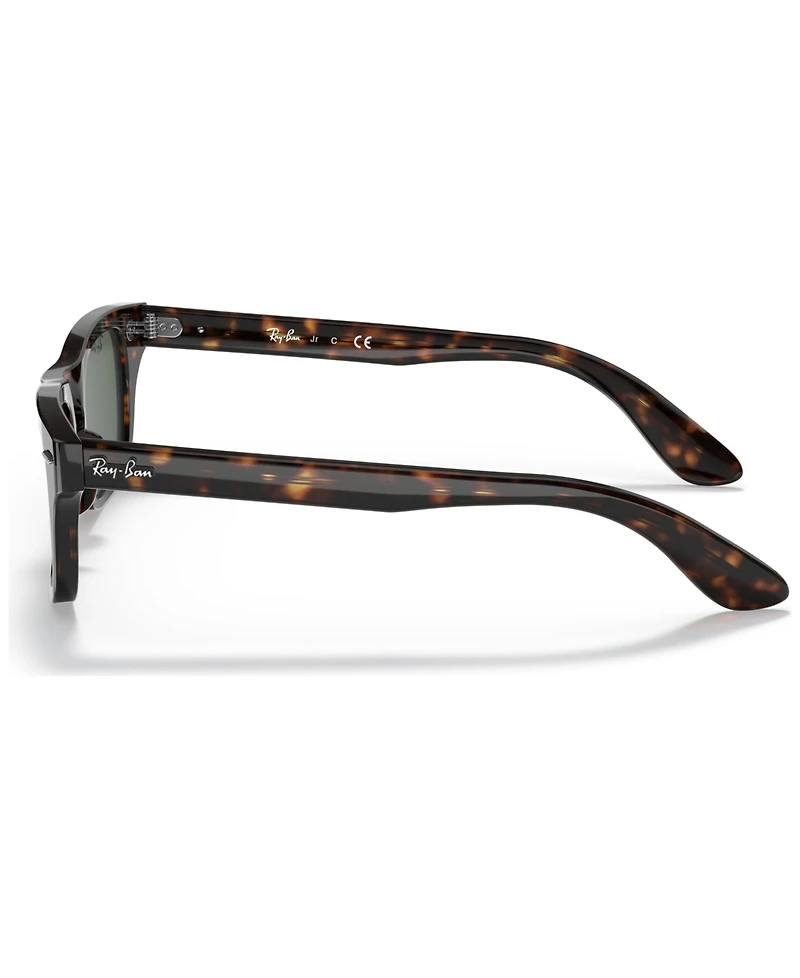 Ray-Ban Jr Kids Low Bridge Fit Sunglasses, RJ9061 Chris (ages 11-13)