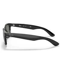 Ray-Ban Unisex Low Bridge Fit Sunglasses, RB2132F New Wayfarer Classic 58