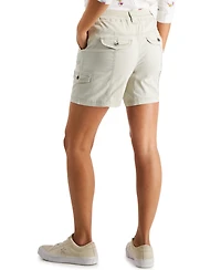 Style & Co Women's Petite Mid-Rise Comfort-Waist Cargo Shorts, Macy's Exclusive