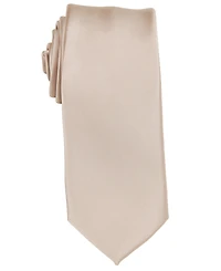 ConStruct Men's Satin Solid Extra Long Tie