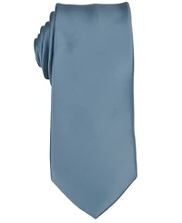 ConStruct Men's Satin Solid Extra Long Tie