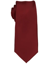 ConStruct Men's Satin Solid Extra Long Tie
