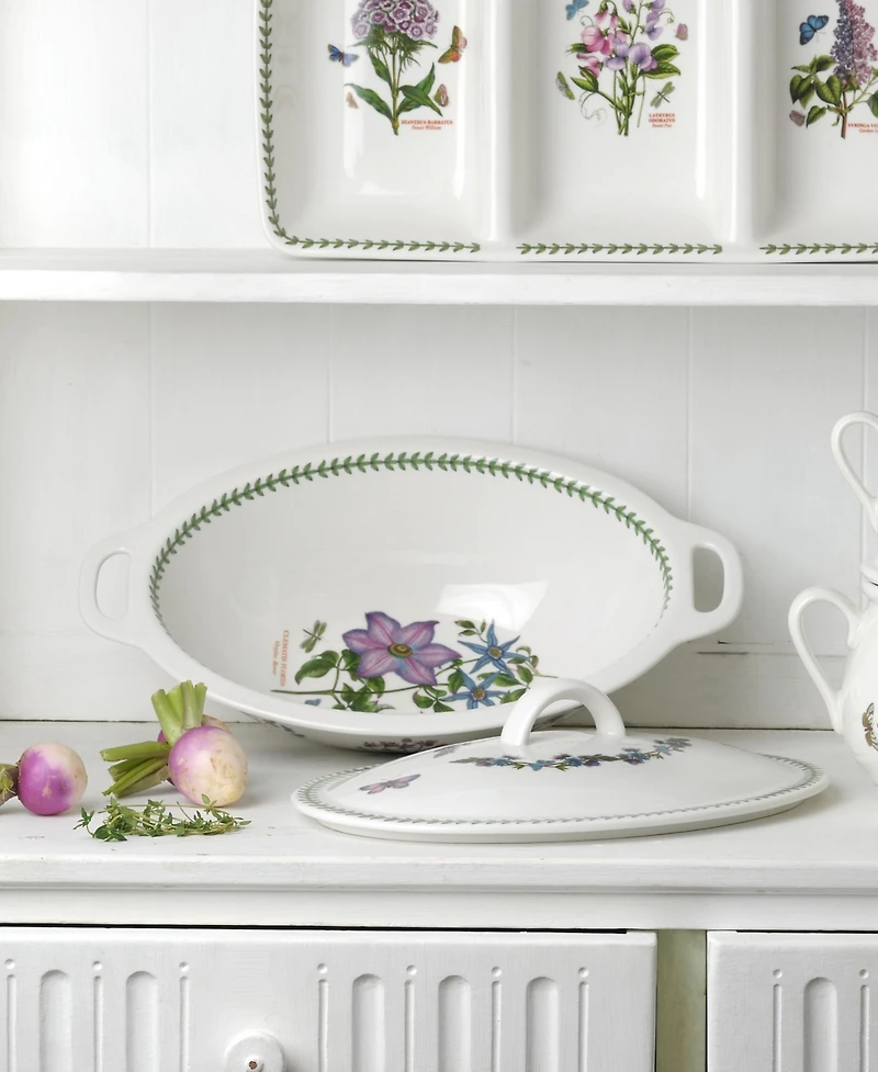 Portmeirion Botanic Garden Oval Covered Casserole