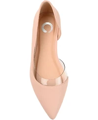 Journee Collection Women's Mikki Vinyl Flat