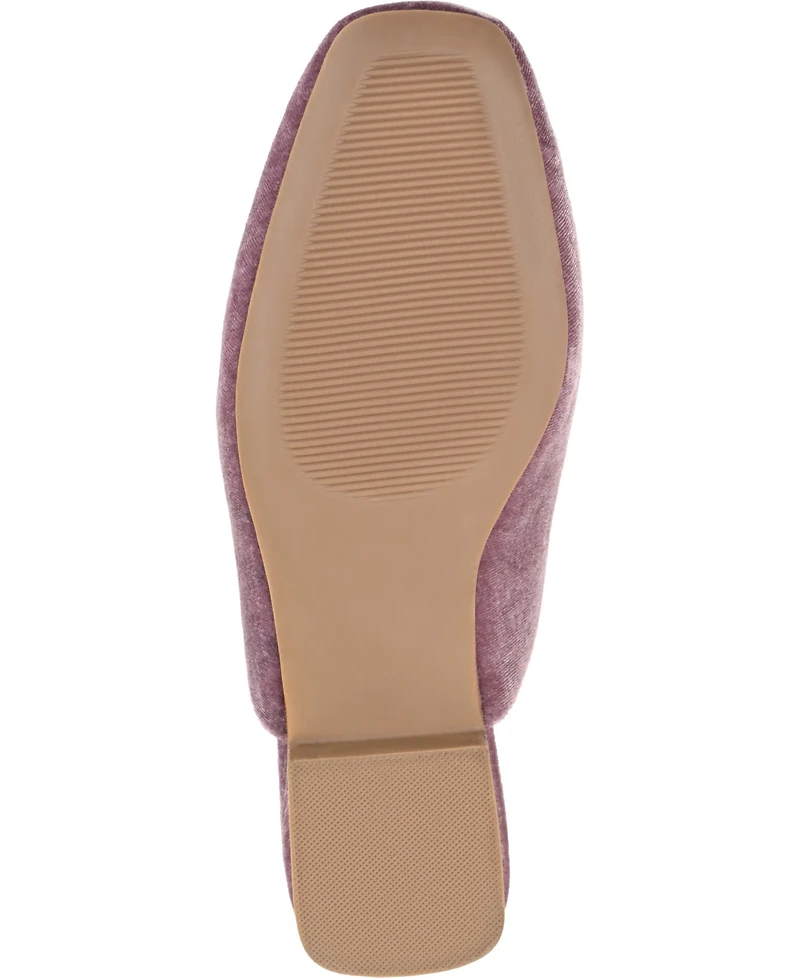 Journee Collection Women's Sonnia Velvet Mules