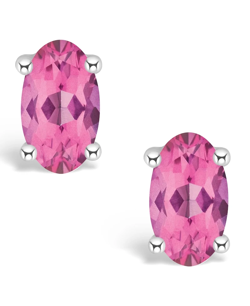 Topaz (1/2 ct. t.w.) Stud Earrings 14K White Gold or Yellow