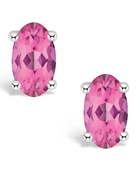 Topaz (1/2 ct. t.w.) Stud Earrings 14K White Gold or Yellow