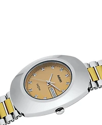Rado Original Men's Two-Tone Stainless Steel Bracelet Watch 35mm