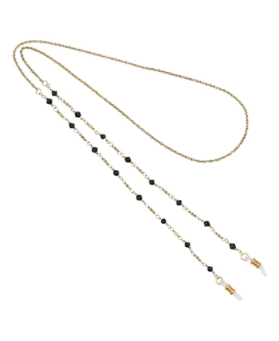 2028 Gold-Tone Black Eyeglass Holder
