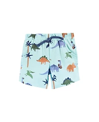 Hudson Baby Boys Breathable Cotton Coordinated Bodysuit, Shorts, and Shoe Outfit