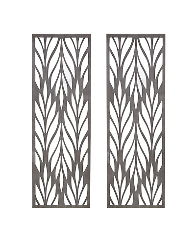 Madison Park Florian Carved Wall Panel Decor Set, 2 Piece