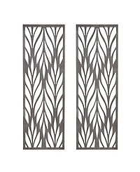 Madison Park Florian Carved Wall Panel Decor Set, 2 Piece