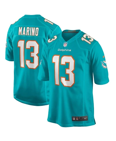 Men's Nike Dan Marino Aqua Miami Dolphins Game Retired Player Jersey