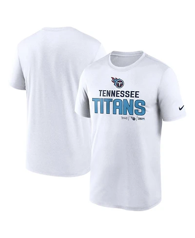 Men's Nike White Tennessee Titans Legend Community Performance T-shirt