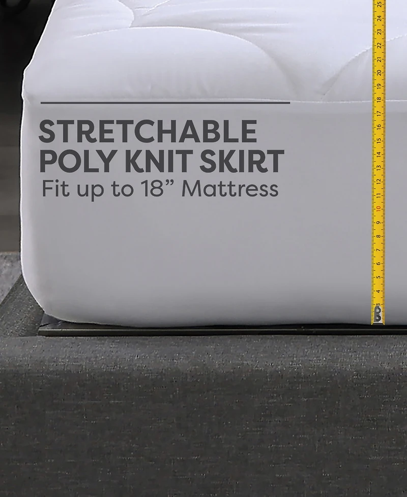 Royal Luxe Water-Resistant Quilted Down Alternative Mattress Pad, Full, Exclusively at Macy's