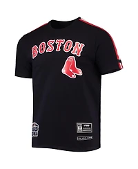 Men's Pro Standard Navy, Red Boston Red Sox Taping T-shirt