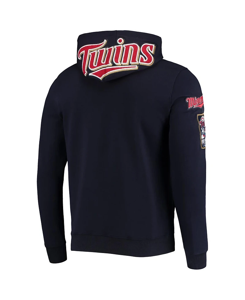 Men's Pro Standard Navy Minnesota Twins Team Logo Pullover Hoodie
