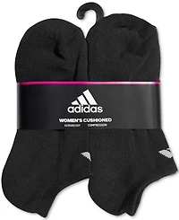 Adidas Women's 6-Pk. Athletic Cushioned No-Show Socks