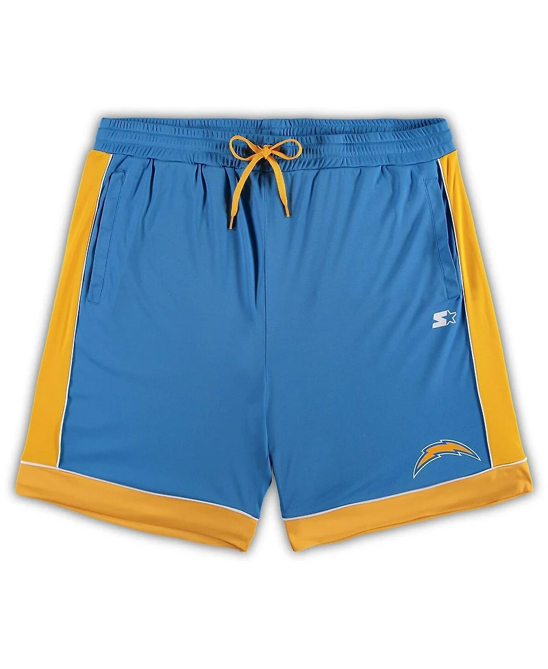 Men's Starter Powder Blue, Gold Los Angeles Chargers Fan Favorite Fashion Shorts