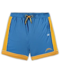 Men's Starter Powder Blue, Gold Los Angeles Chargers Fan Favorite Fashion Shorts