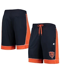 Men's Starter Navy, Orange Chicago Bears Fan Favorite Fashion Shorts