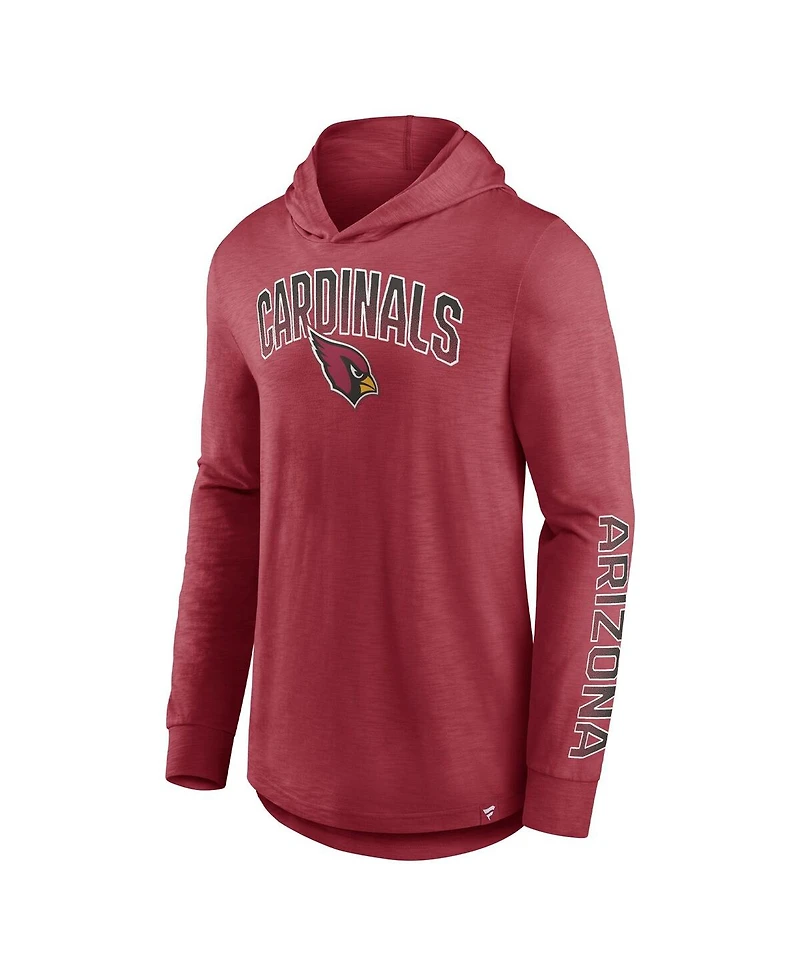 Men's Fanatics Cardinal Arizona Cardinals Front Runner Pullover Hoodie