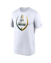 Men's Nike White Green Bay Packers Icon Legend Performance T-shirt