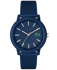 Lacoste Men's L.12.12 Navy Silicone Strap Watch 42mm