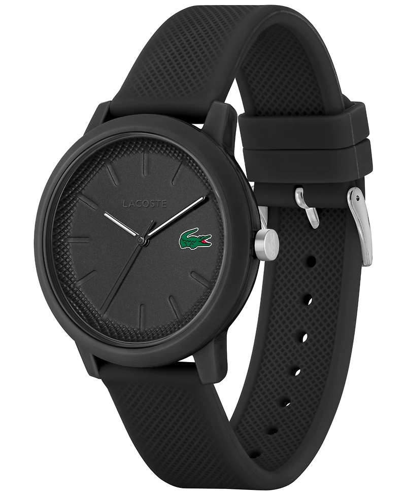 Lacoste Men's L.12.12 Silicone Strap Watch 42mm