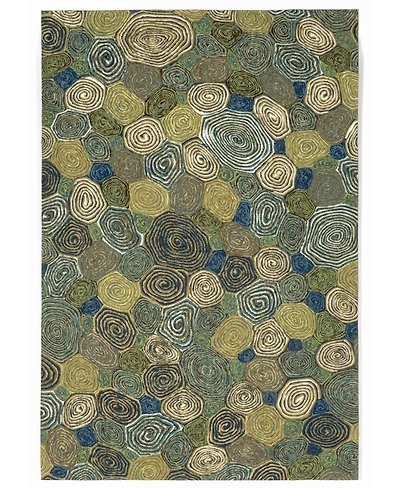 Liora Manne' Visions Iii Giant Swirls 2' x 3' Outdoor Area Rug