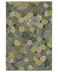 Liora Manne' Visions Iii Giant Swirls 2' x 3' Outdoor Area Rug