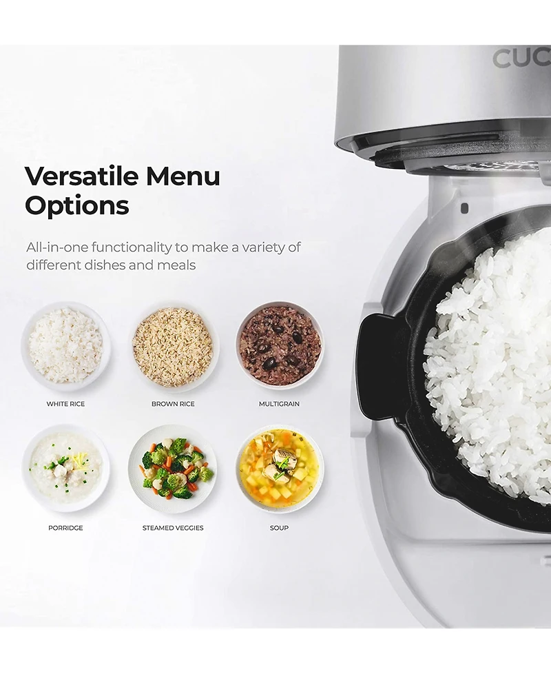 Cuckoo 3-Cup Twin Pressure Induction Heating Rice Cooker