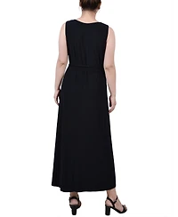 Ny Collection Petite Ankle Length Sleeveless Dress