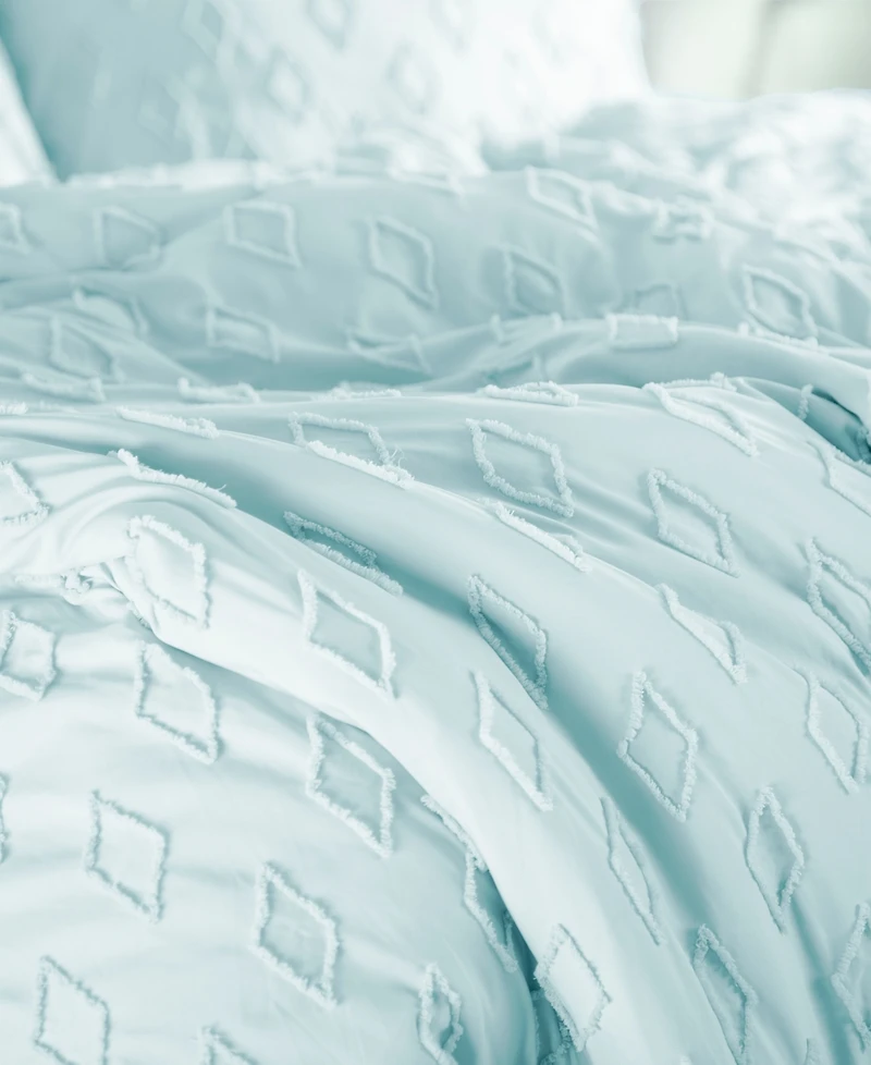 Southshore Fine Linens Gemma 3 Piece Textured Duvet Cover Set
