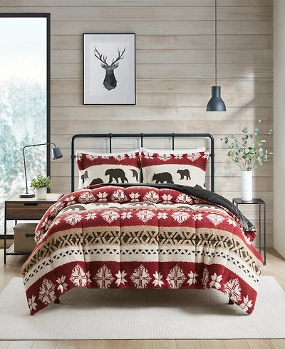 Woolrich Tunbridge Sherpa 3-Pc. Comforter Set, Full/Queen