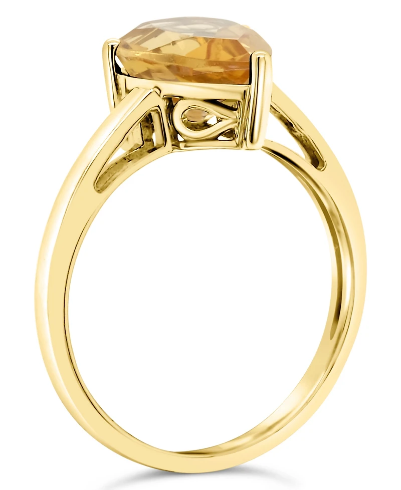 Macy's Citrine (2-3/4 ct. t.w.) Ring 14K Yellow Gold