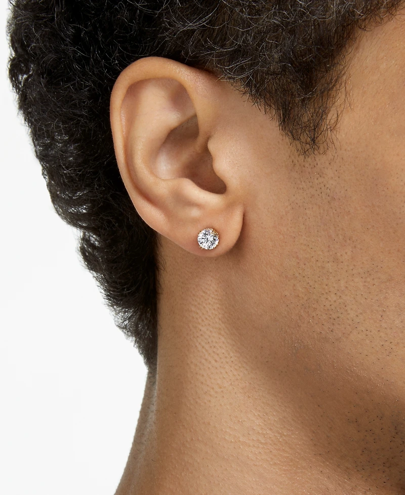 Swarovski Silver-Tone Constella Crystal Stud Earrings